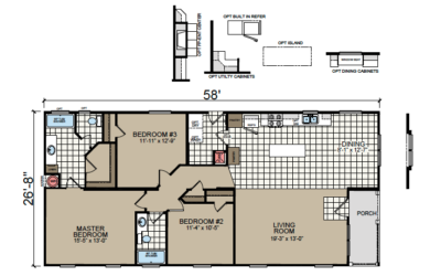 AF-2858 Floor Plan - Redman Homes American Freedom Series