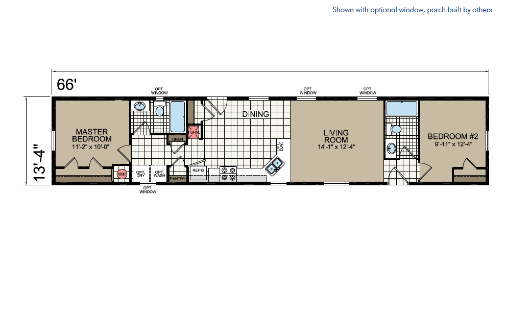 CN466 Floor Plan - Atlantic Homes Central Great Plains Series