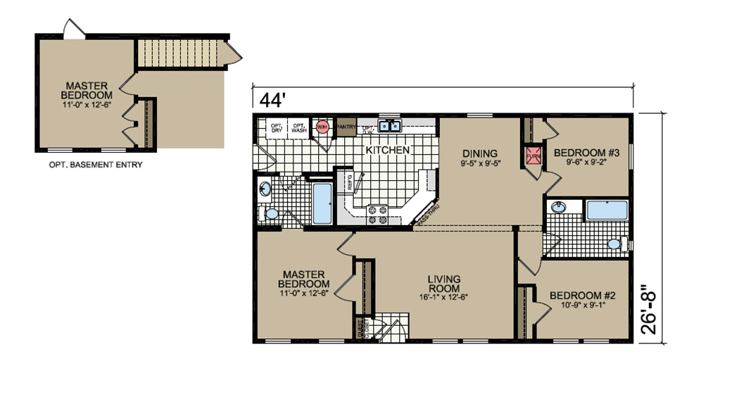 L-D42 Floor Plan - Atlantic Homes Lifestyle Series