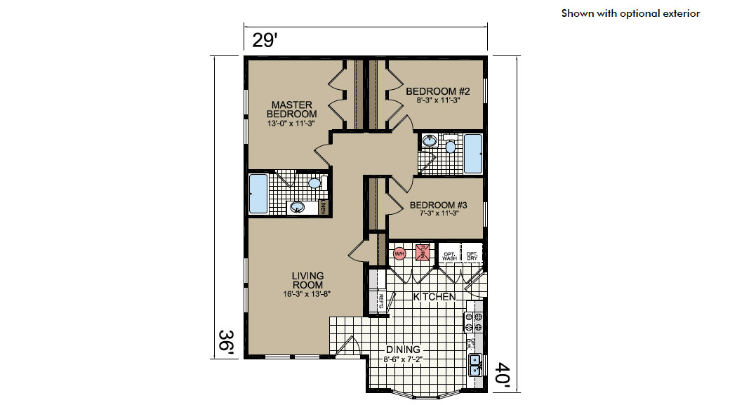 Y41 Floor Plan - Atlantic Homes York Built Series