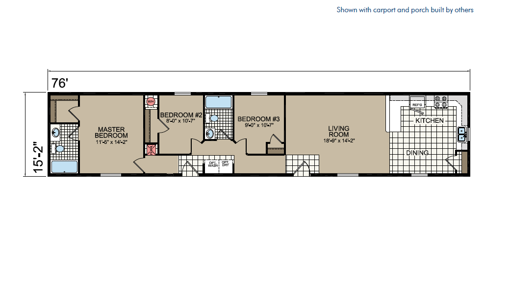 CN330 Floor Plan - Atlantic Homes Central Great Plains Series