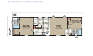 CN656 Floor Plan - Atlantic Homes Central Great Plains Series