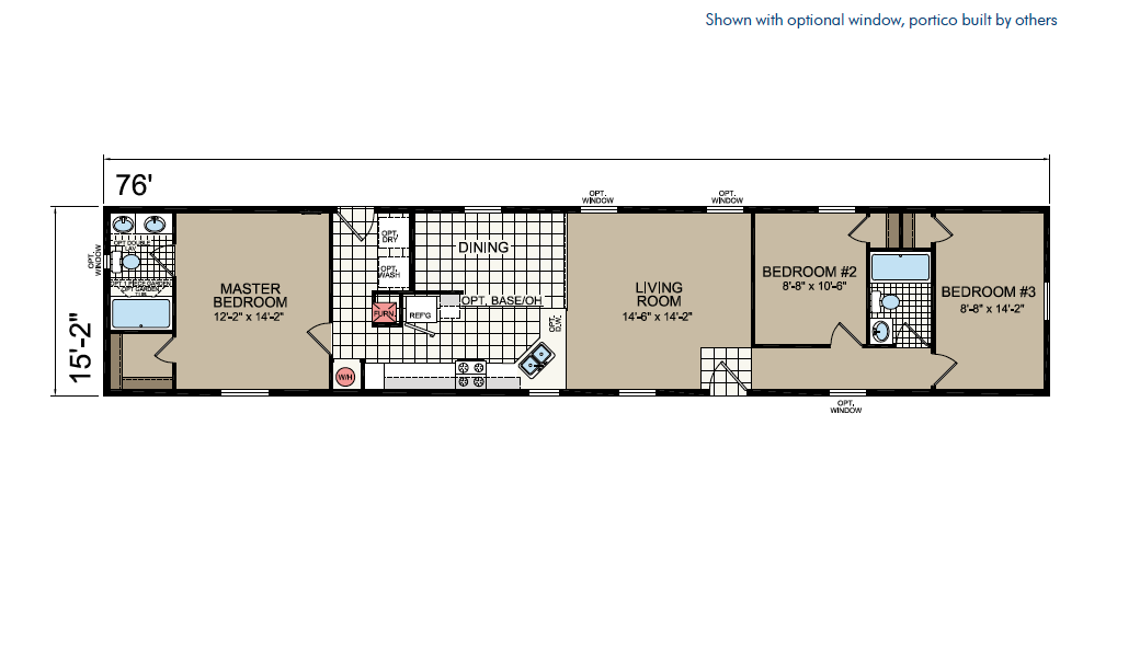 CN676 Floor Plan - Atlantic Homes Central Great Plains Series
