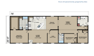 CN876 Floor Plan - Atlantic Homes Central Great Plains Series