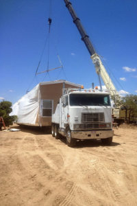 Mobile home transportation in Cortez, Colorado