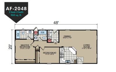 AF-2048 Floor Plan - Redman Homes American Freedom Series