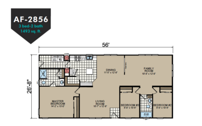 AF-2856 Floor Plan - Redman Homes American Freedom Series