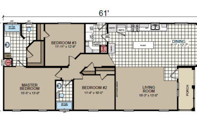 AF-2861 Floor Plan - Redman Homes American Freedom Series