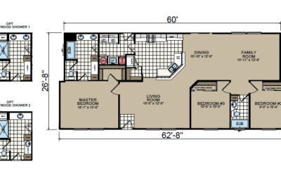 AF-2863A Floor Plan - Redman Homes American Freedom Series