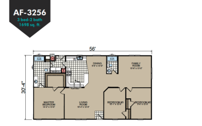 AF-3256 Floor Plan - Redman Homes American Freedom Series