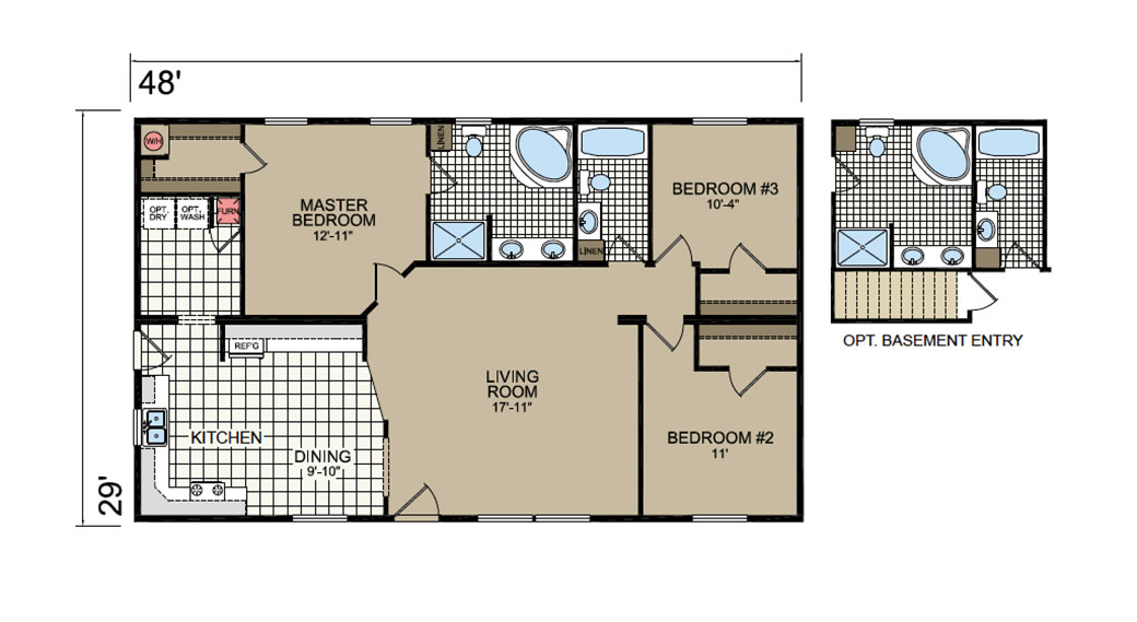 E23 Floor Plan - Atlantic Homes Lifestyle Series