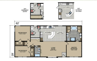 P-130 Barrington Floor Plan - Atlantic Homes Lifestyle Series