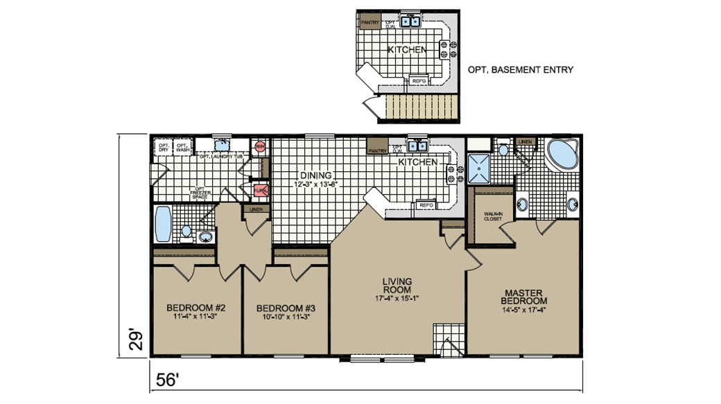 P-656 Peregrine Floor Plan - Atlantic Homes Lifestyle Series
