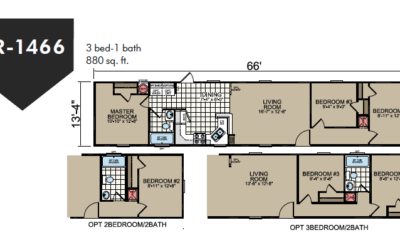 SR-1466 Redman Homes Sunrise Series Floor Plan