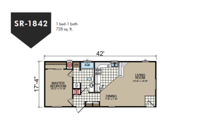 SR-1842 Redman Homes Sunrise Series Floor Plan