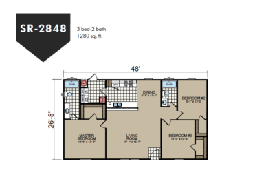 SR-2848 Redman Homes Sunrise Series Floor Plan