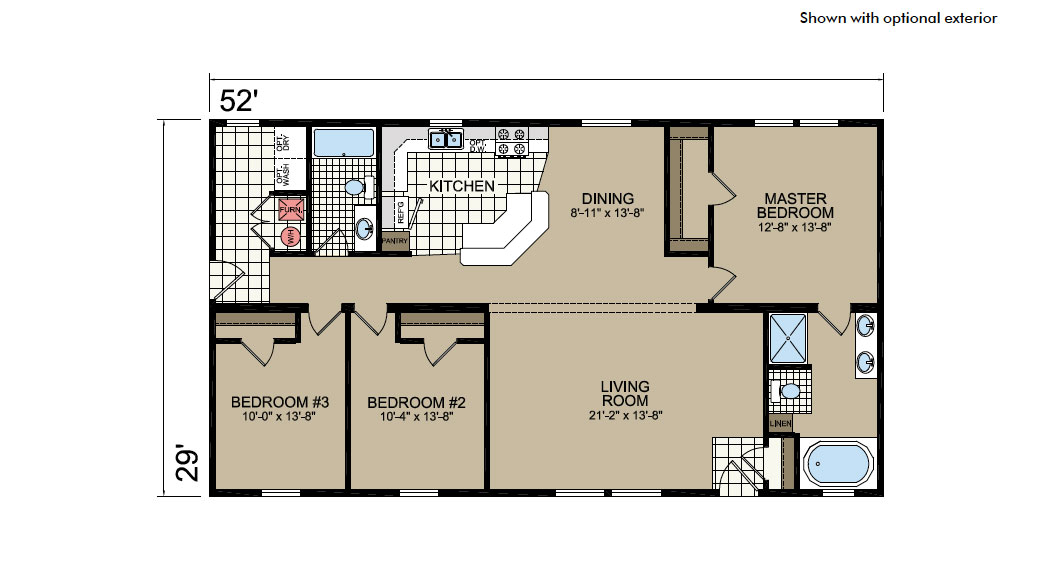 Y52 Floor Plan - Atlantic Homes York Built Series